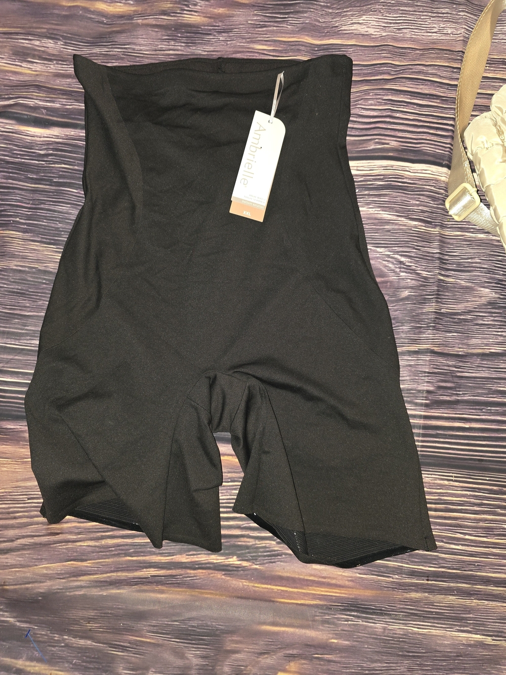 Ambrielle High-Waist Black Shapewear Shorts